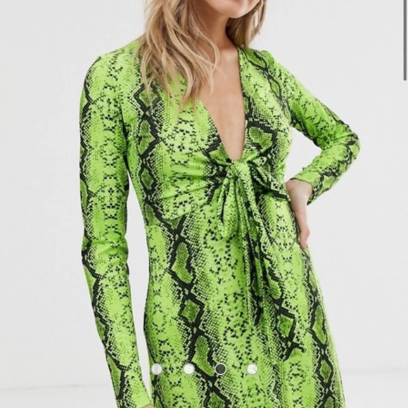 *Asos snake print dress - Picture 6 of 8